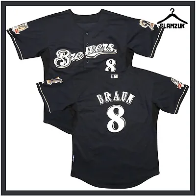 Milwaukee Braves Baseball Jersey Majestic XL / 52 3rd Kit Shirt USA MLB 2010 EK4 • $62.24
