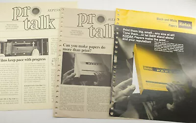 Kodak Pro Talk 1968 P7-5 P7-6 Pamphlets Black White Papers P5-54  Used B205D • $12.95