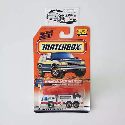 1998 Matchbox Extending Ladder Fire Truck #23 • $2.74