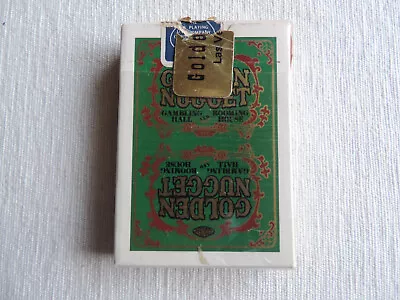 VINTAGE GOLDEN NUGGET LAS VEGAS NV. PLAYING CARDS (clipped) • $18