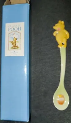 VINTAGE 2004 Border Fine Arts Classic Pooh Porcelain Spoon • $22.32