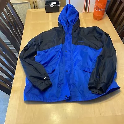 Stearns Dry Wear Rain Jacket XXL Blue Black Mens • $29.75