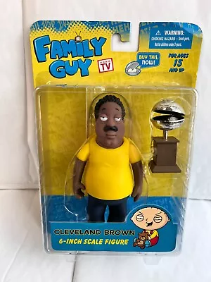 Bnib Mezco Toyz Family Guy Series 2 Cleveland Brown Toy Action Figure • £34.99