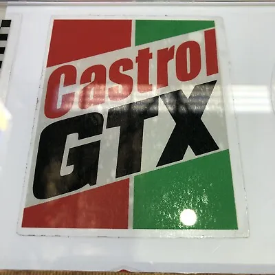 Castrol GTX Window Reverse Decal New  • $10