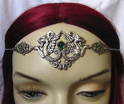 Gothic Renaissance Medieval Griffin Gargoyle Circlet Crown Headpiece Headdress • $29.99
