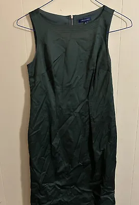 MARTIN + OSA Green  Pleated Pencil Dress. Size 6  Zipper In Back JJ6 • $4.28