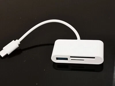 $8.89 • Buy 3 In 1 Usb 3.1 Type-c Card Reader To Sd/tf/usb Hub Adapter Micro Sd Card Pc