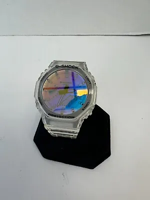 Casio G-SHOCK 5611 GA-2100SRS Clear Band Iridescent Rainbow Face Limited Edition • $229.95