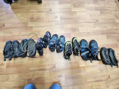 Climbing Shoes - 7 Pair Of Used Climbing Shoes (Evolv 5-10 La Sportiva) • $12