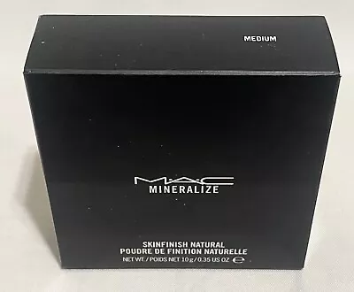 MAC Mineralize SKINFINISH NATURAL Silky Face Powder Shade MEDIUM Full Size 10g • $38