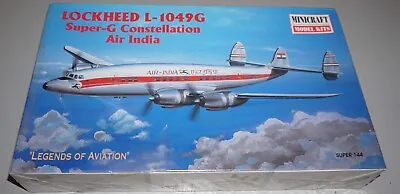 L-1049G Constellation Air India Minicraft 1/144 Factory Sealed. • $10.99