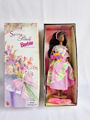 AVON SPRING PETALS BARBIE Doll 1996 #16872 NEW AFRICAN AMERICAN DOLL • $9.99