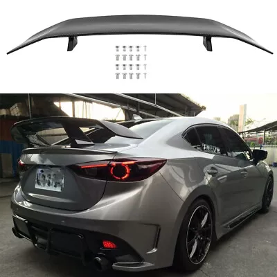 For Mazda 3 Axela Sedan GT Racing Carbon Fiber 47  Rear Trunk Spoiler Wing Lip • $99.69