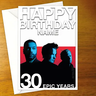 MUSE Personalised Birthday Card • Personalized Music English Rock Alt Classical • £3.79