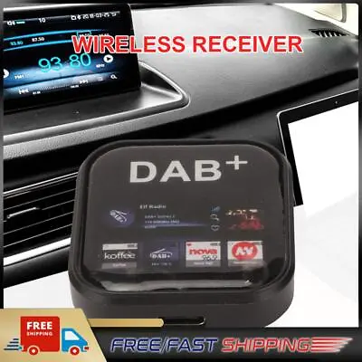 DAB+ Portable Radio Adapter USB Amplified Radio Tuner Box For Android Navigator • £29.39