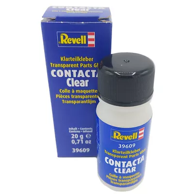 £7.49 • Buy Revell Contacta Clear 39609 Transparent Parts Glue 20g For Scale Model Making