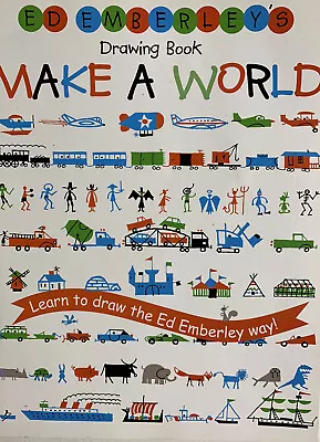 Make A World Ed Emberleys Drawing Book Paperback Book 2006 Learn To Draw • $4.63