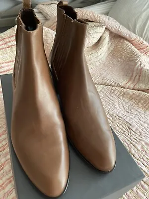 J. Crew Women's  Size 8 Chelsea Ankle Boots Brown Leather • $50