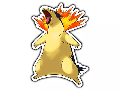 Typhlosion Sticker |  Water Resistant Vinyl Sticker • $5.95