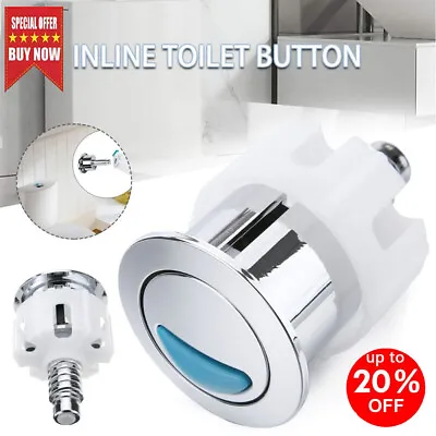 Universal Toilet Push Button Dual Flush Water Saving For Ideal Cistern Tank Part • £5.69