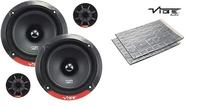 Vibe 5.25  13cm 480 Watts Front Door Speaker Kit For BMW Mini Cooper R50 R52 R53 • £74.99