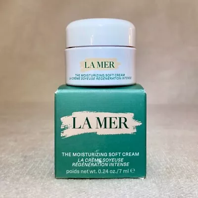 La Mer The Moisturizing Soft Cream MINI .24oz 7ml New In Box • $23.89