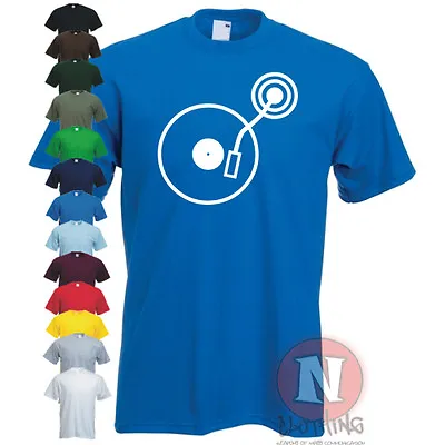 DJ Turntable T-shirt Ibiza Club Party Old School Style Rave Edm Cool • $22.99