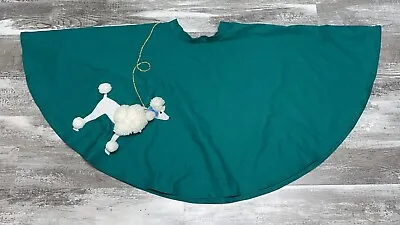 Vintage Handmade Green Yarn Poodle Skirt 1950s Sock Hop Girl Grease Costume Play • $34.99