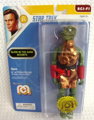 Gorn Classic TV Star Trek 8  MEGO Action Figure Glow In Dark Accents - New • $23.99