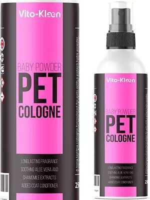 £12.94 • Buy Baby Powder Fresh Cologne Perfume For Dogs - Professional Long 250ML Dog Deodor