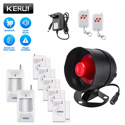 Standalone Wireless Home Security Alarm System Kit Siren Horn WIth Motion Detect • $21.65