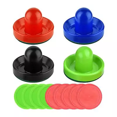 4Pcs Air Hockey Pushers And 8Pcs 2 Color Pucks Air Hockey Pucks For Family • $19.02