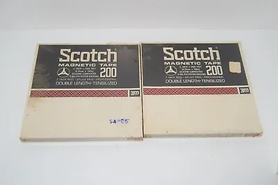 3M Scotch Magnetic Recording Tape 200 2400 Feet 7  Reel Lot Of 2 NEW - Read • $21.21