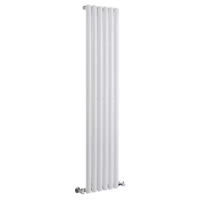 £119 • Buy Milano Aruba White Vertical Designer Radiator 1600mm X 354mm E13