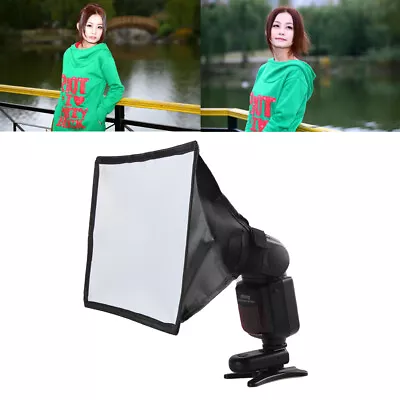 Flash Lamp Soft Box Accessories Mini Diffuser For Nikon For Canon • $10.69