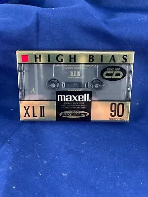 Maxell XL-II 90-Minute High Bias Blank Audio Cassette Tape For CD | NEW SEALED • $7.99