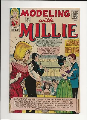 Modeling With Millie #31 1964 Marvel Silver Age Teen Romance PR • $0.99