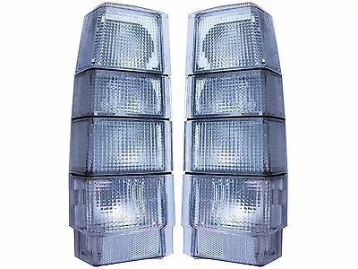 Tail Light Set Custom *ALL CLEAR*  Lenses L+R 3518908 3518909 Volvo 745 740 940 • $250