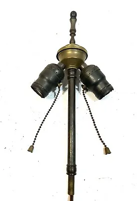 $29.99 • Buy Antique Salvaged Brass Double Cluster Socket With Final