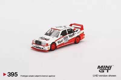 Mini GT 1:64 Mercedes-Benz 190E 2.5 16 Evolution II 1991 DTM #78 Lohr MGT395 • $17.99