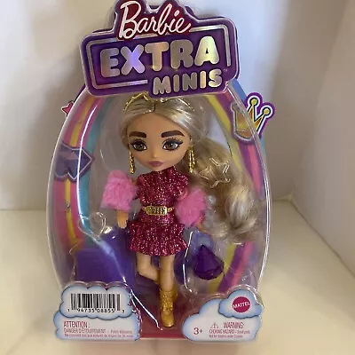 Barbie Extra Minis Doll ~ QUEEN ~ Doll With Gold Crown ~ BRAND NEW In Pg • $23.10