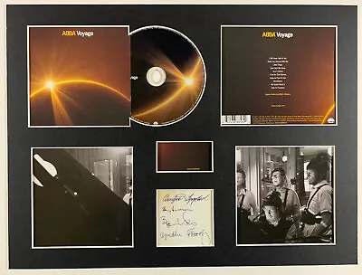 ABBA - Signed Autographed - VOYAGE - Album Display Deluxe • £40