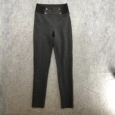$14.99 • Buy Zara Leggings Womens Size Small Black Gray Houndstooth Pull On Sailor Style