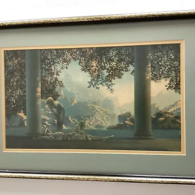 Antique Maxfield Parrish Daybreak Original Lithograph 1920's House Of Art Framed • $429