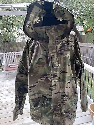Size Medium Long TRU-SPEC H2O Proof Parka MULTICAM Jacket Camo Rain Coat • $59.95