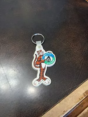 1980s Exxon Gasoline Tiger In Your Tank Recycle Keychain • $17.11