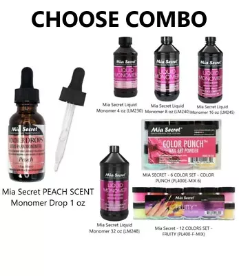 Mia Secret - Scented Monomer Drop /Odorless Monomer/Liquid Monomer -CHOOSE YOURS • $21.66