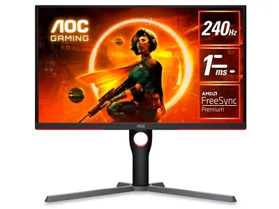 AOC 25G3ZM 24.5’’ FHD VA 240Hz Gaming Monitor 25G3ZM • $338