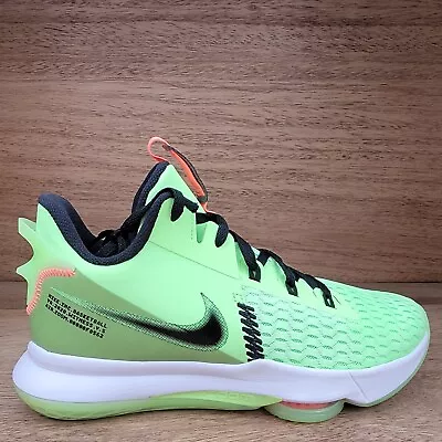 Nike Men's Lebron Witness 5 Basketball Shoes Lime Green CQ9380-300 Lot Size 13 • $74.99