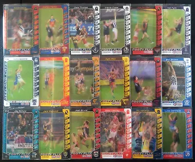 2016 AFL TEAMCOACH COMPLETE FOOTY FLIX SET (18 Cards) • $19.95